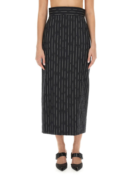 ALEXANDER McQUEEN Wool Tube Skirt - Size 40 IT