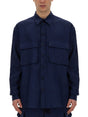 DOLCE & GABBANA Oversized Pocketed Linen Shirt - Size L