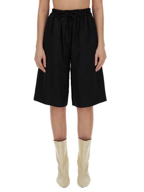 JIL SANDER Chic Wide Leg Bermuda Shorts - Size 36