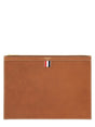 THOM BROWNE Medium Document Holder in Luxe Leather