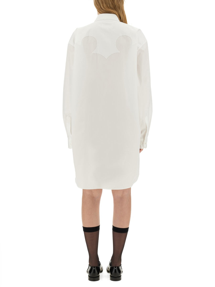 MAISON MARGIELA Oversized Cotton Shirt Dress - Size 40 IT