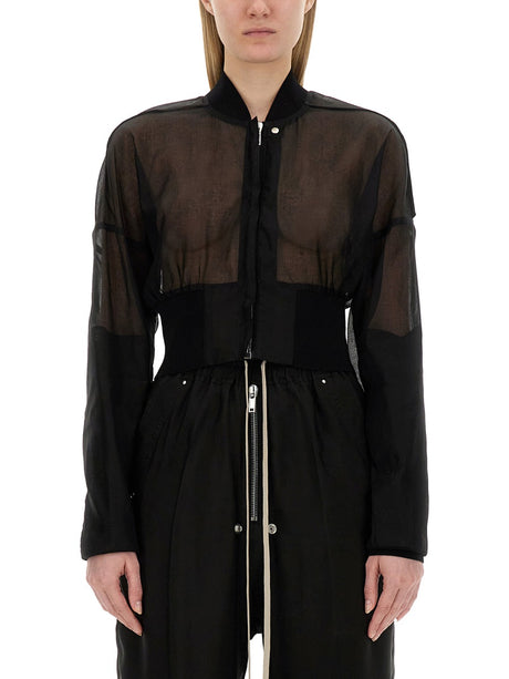 RICK OWENS Women's Mini Cropped Jacket