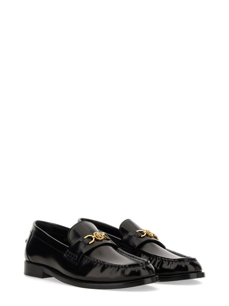 VERSACE Luxurious Leather Loafers for Women