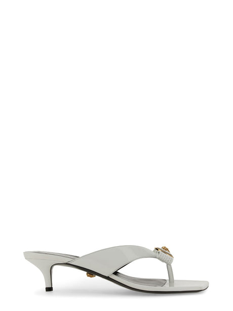 VERSACE Low Sabots with Gianni Ribbon - Women's Sandals