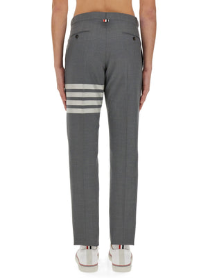 THOM BROWNE Skinny Fit Wool Trousers - Size 2 JP