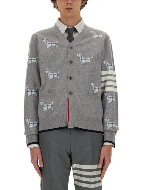 THOM BROWNE Men's Mini Wool Cardigan - Size 3 JP