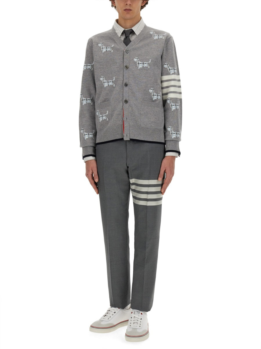 THOM BROWNE Men's Mini Wool Cardigan - Size 3 JP