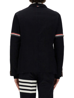 THOM BROWNE Single-Breasted Jacket - Size 2 JP