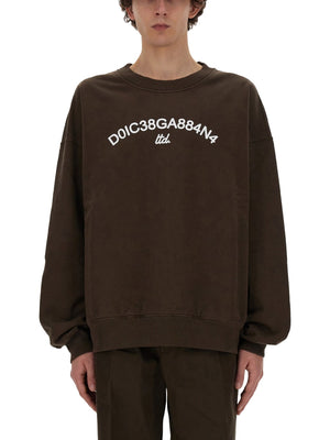 DOLCE & GABBANA Logo Sweatshirt for Men - Size L