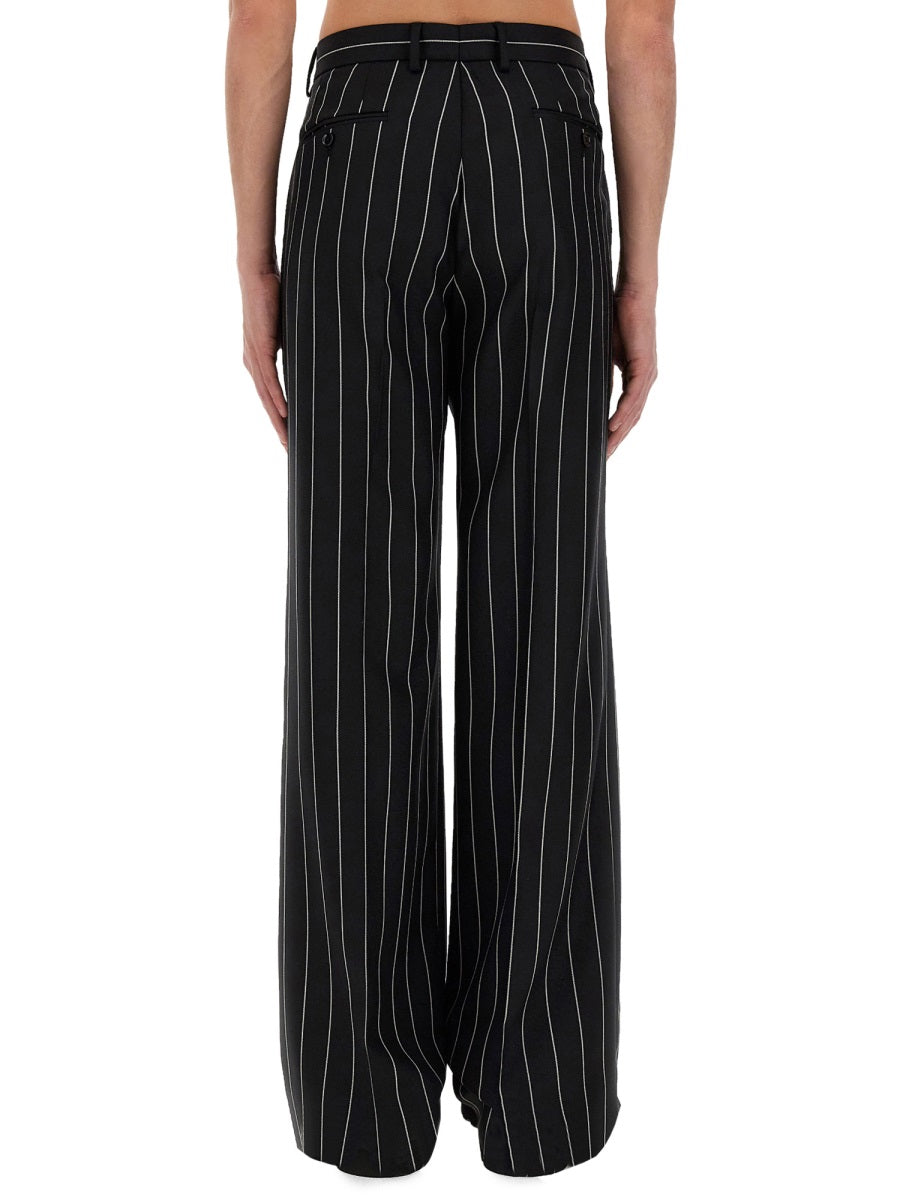 DOLCE & GABBANA Pinstripe Pants Size 50 IT