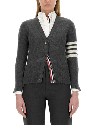 THOM BROWNE V-Neck Cardigan - Size 40 IT