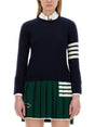 THOM BROWNE Cashmere 4Bar Mini Top - Size 40