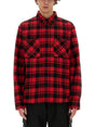 OFF-WHITE Check Print Shirt - Size L