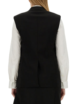 HELMUT LANG Oversized Wool Vest - Size 2