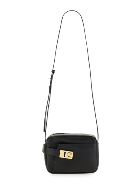 Ferragamo Mini Leather Crossbody Camera Bag