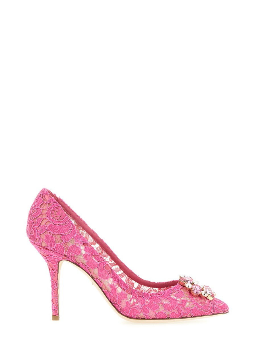 DOLCE & GABBANA Lace Pumps with 9 cm Heel