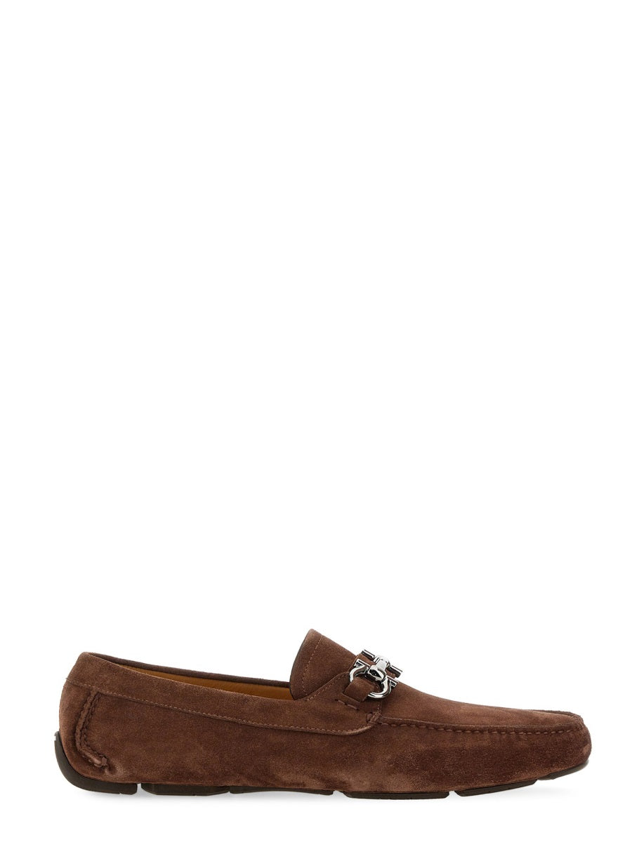 Ferragamo Men's Gancini Hook Moccasin Loafers