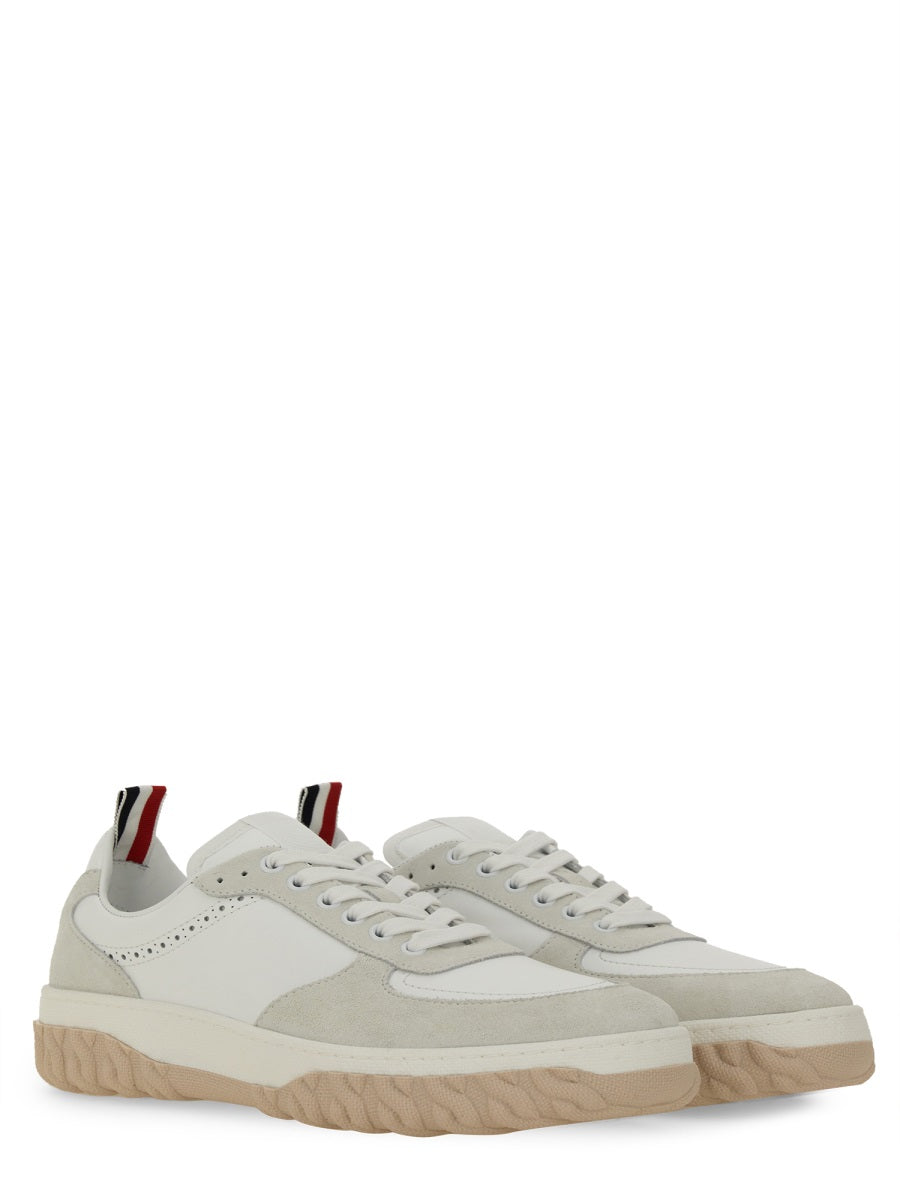 THOM BROWNE Men's Leather Sneakers