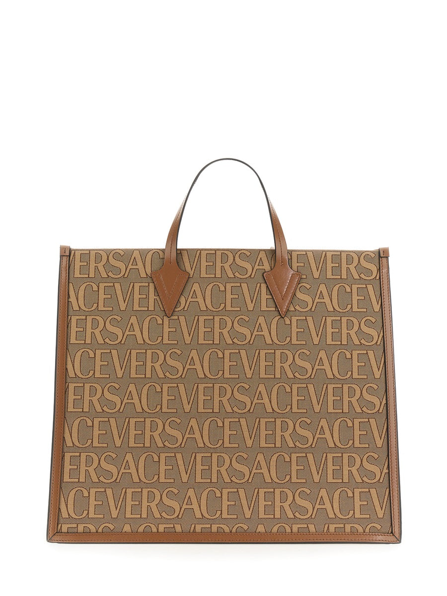 VERSACE Allover Logo Shopper Handbag - Fall/Winter 2023