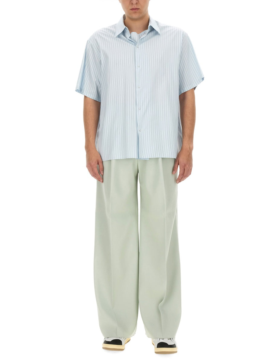 LANVIN Wide Leg Trousers for Men - SS23 Collection