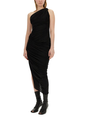 RICK OWENS Sleek Dress with High Slit - Size 40 IT