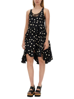 STELLA McCARTNEY Polka Dot Mini Dress in Viscose - Size 40 IT