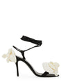 MAGDA BUTRYM Elegant Flower Detail High Heels Sandals