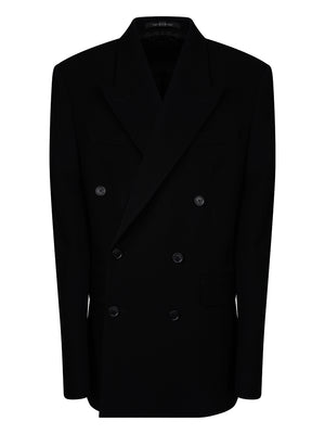 BALENCIAGA Men's Classic Wool Blazer