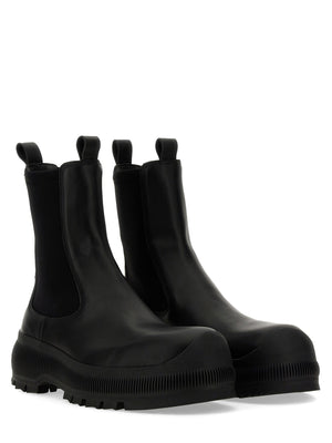 JIL SANDER Luxury Leather Chelsea Boot for Men