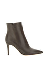 GIANVITO ROSSI Elegant 85mm Leather Boot for Women