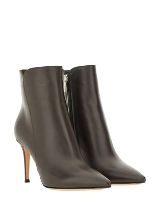 GIANVITO ROSSI Elegant 85mm Leather Boot for Women