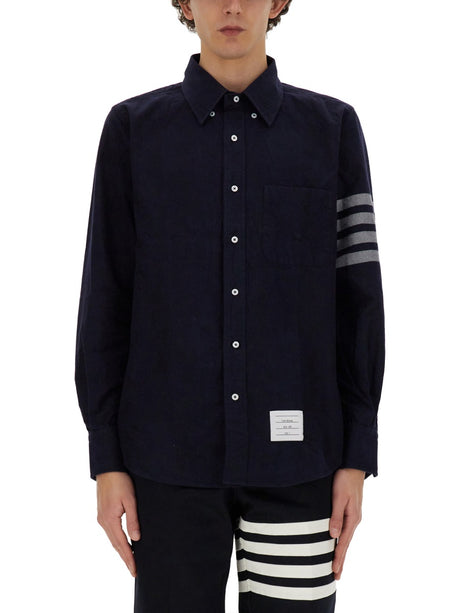 THOM BROWNE Regular Fit 4-Bar Shirt in Classic Style