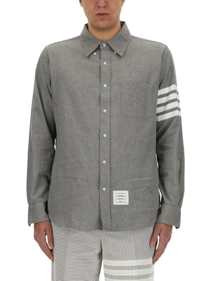 THOM BROWNE Button Down Shirt - Straight Fit - Size 3 JP