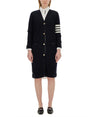 THOM BROWNE 4-Bar Long Cardigan Size 40 IT