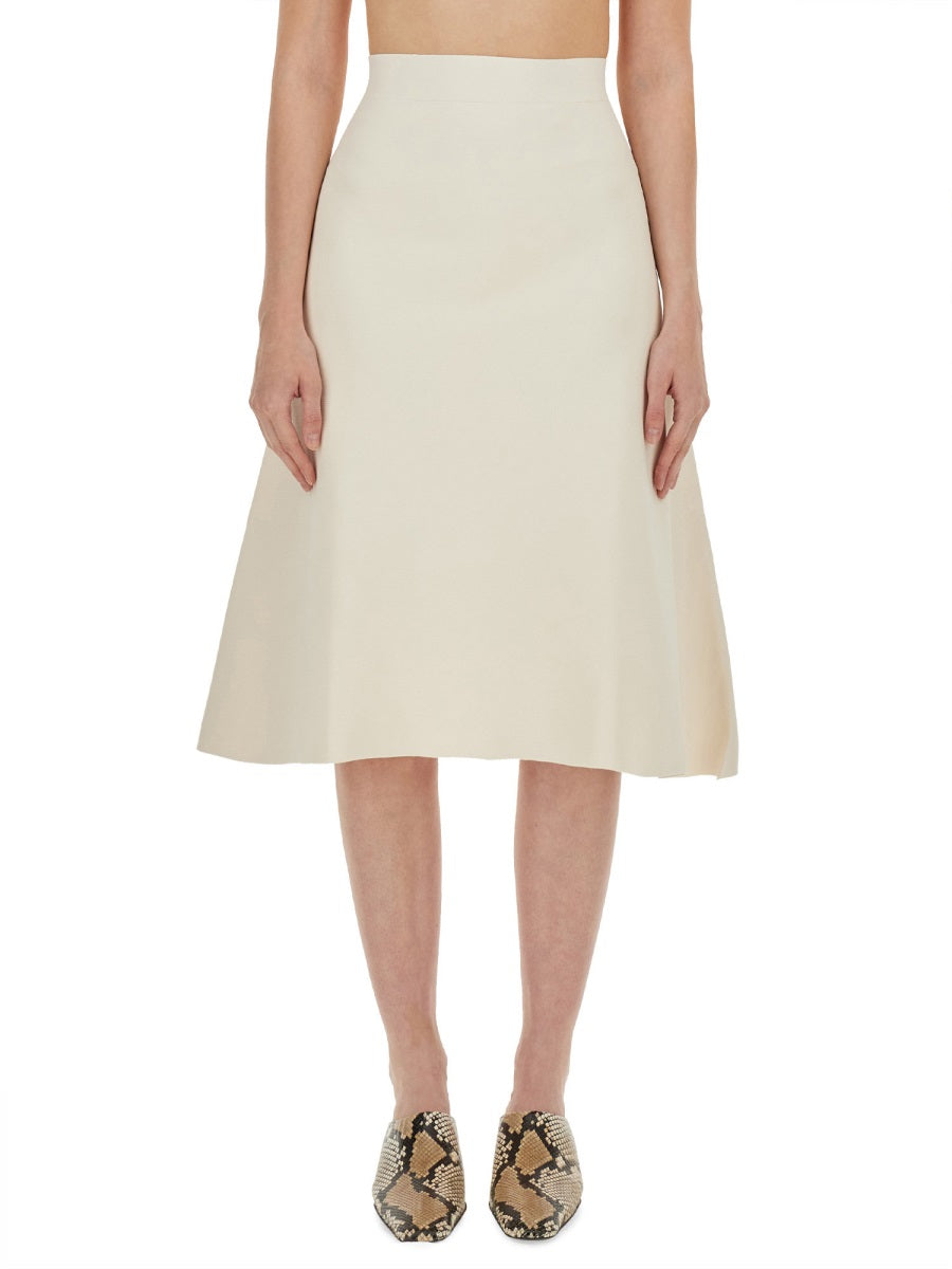 JIL SANDER Asymmetrical Mini Skirt - Size 36