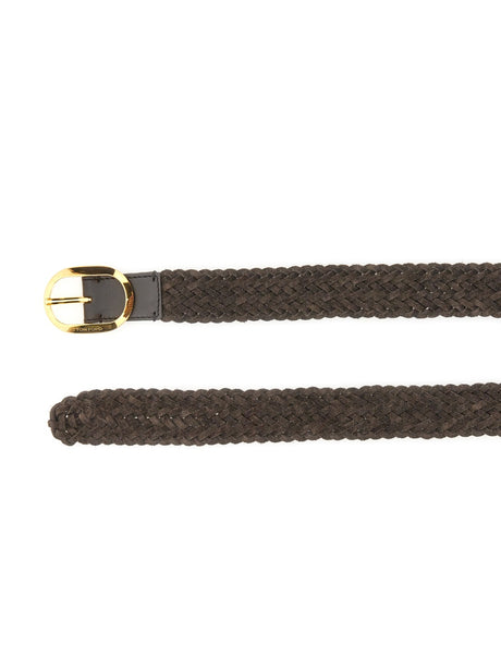 TOM FORD Woven Leather Belt