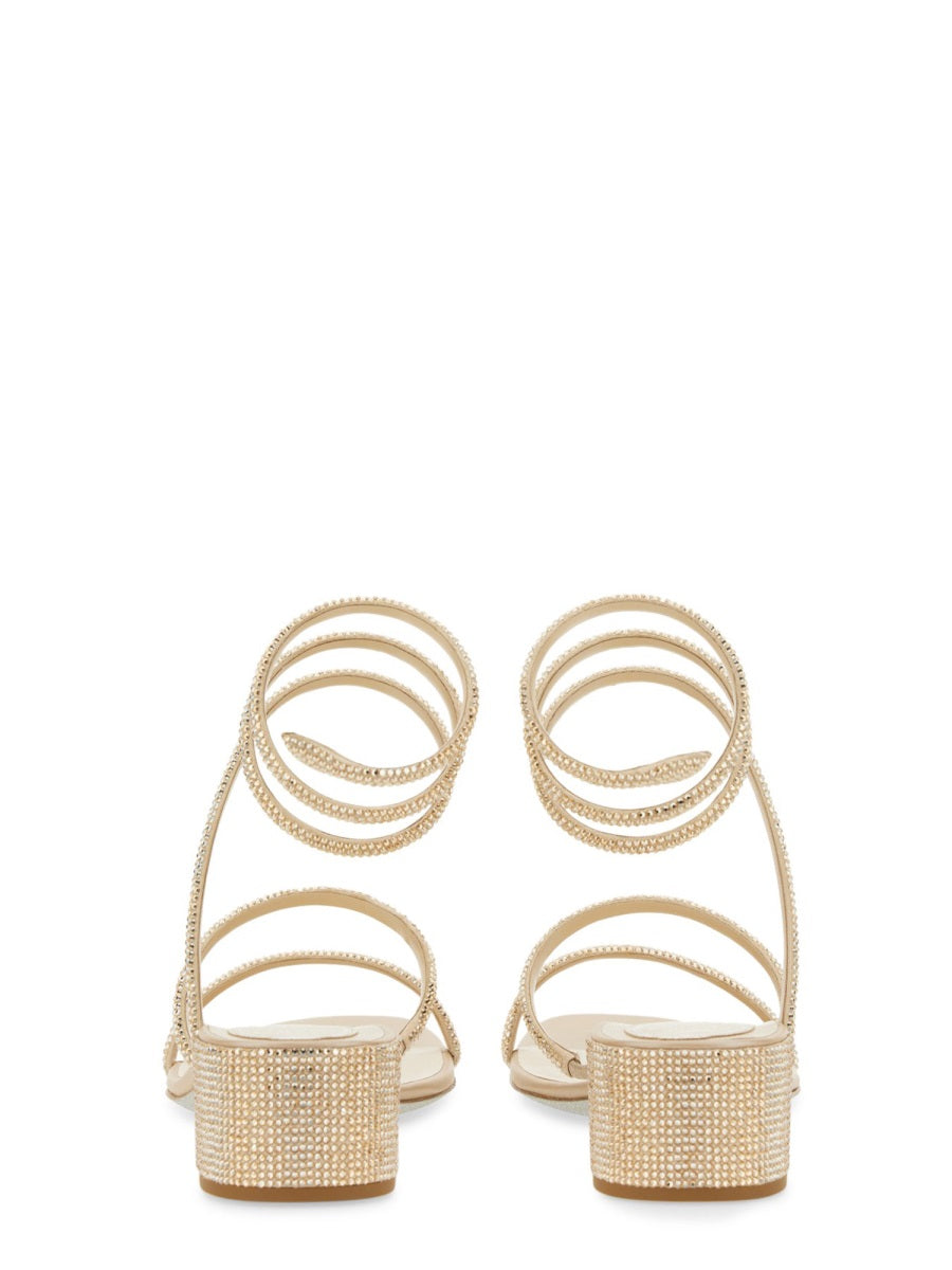 RENE CAOVILLA Cleo Mini Flat Sandals