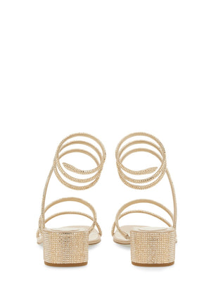 RENE CAOVILLA Cleo Mini Flat Sandals