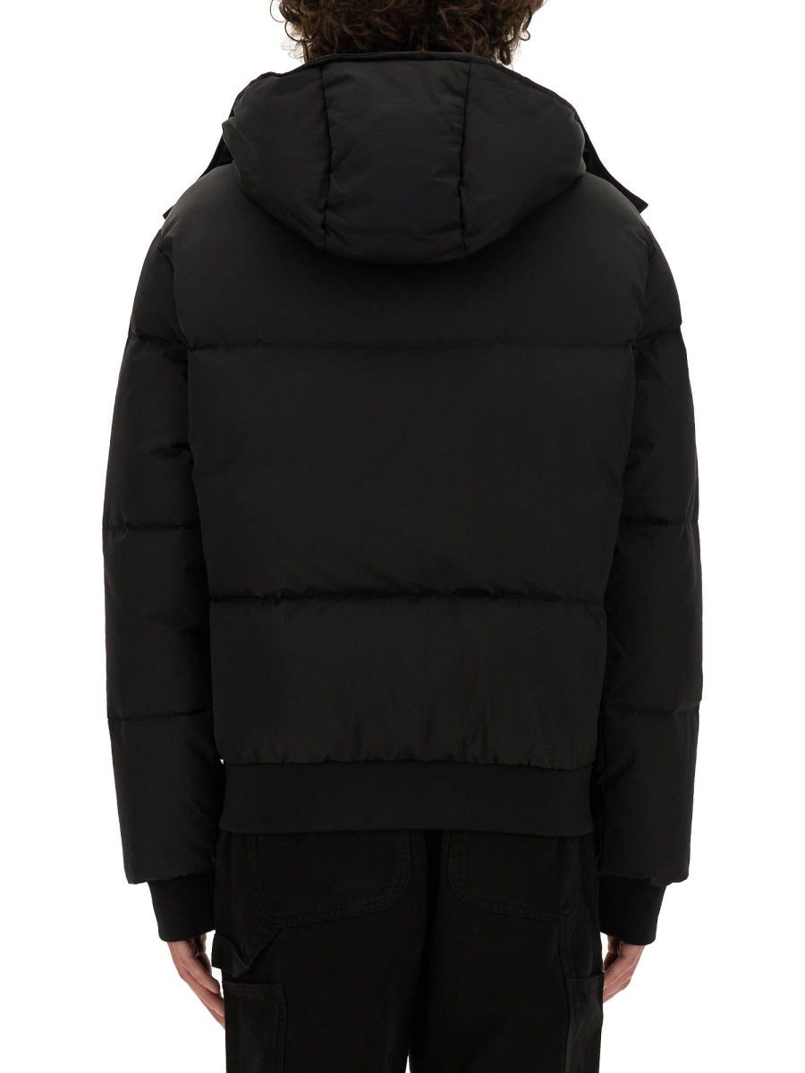 MOSCHINO Down Jacket with Logo - Size 48 IT