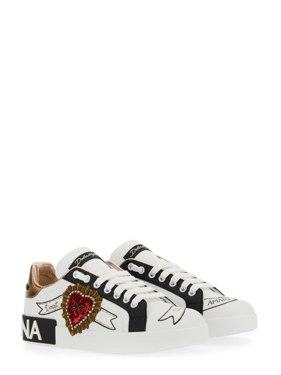 DOLCE & GABBANA Stylish Women's Sneakers with 3.5 CM Sole