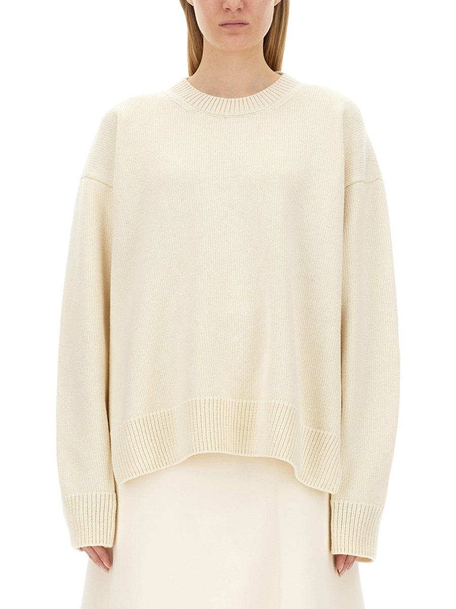 JIL SANDER Wool Blend Sweater - Regular Fit Size 36