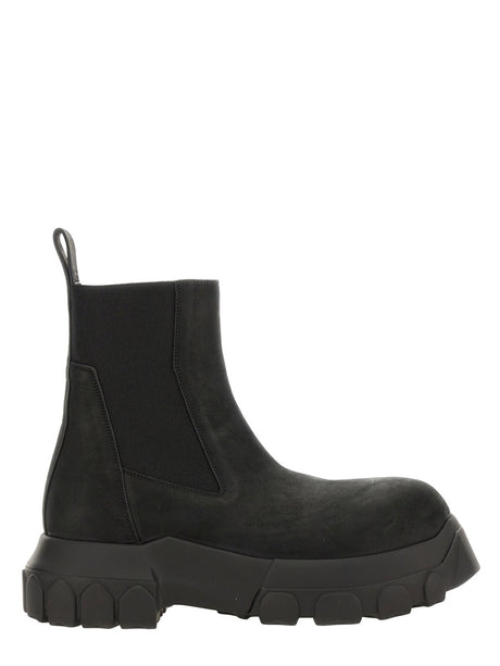 RICK OWENS Women's Leather Boot - FW24 Collection