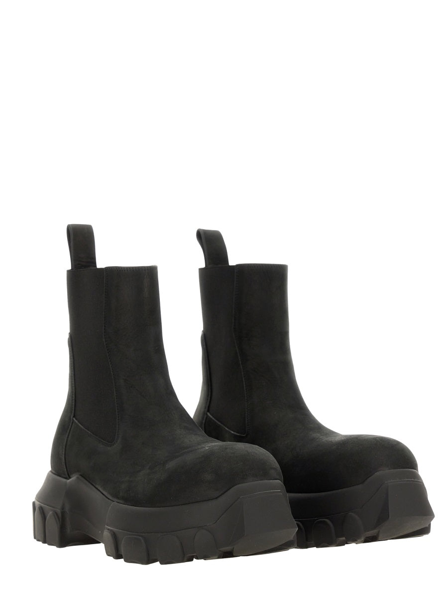 RICK OWENS Women's Leather Boot - FW24 Collection