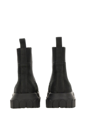 RICK OWENS Women's Leather Boot - FW24 Collection