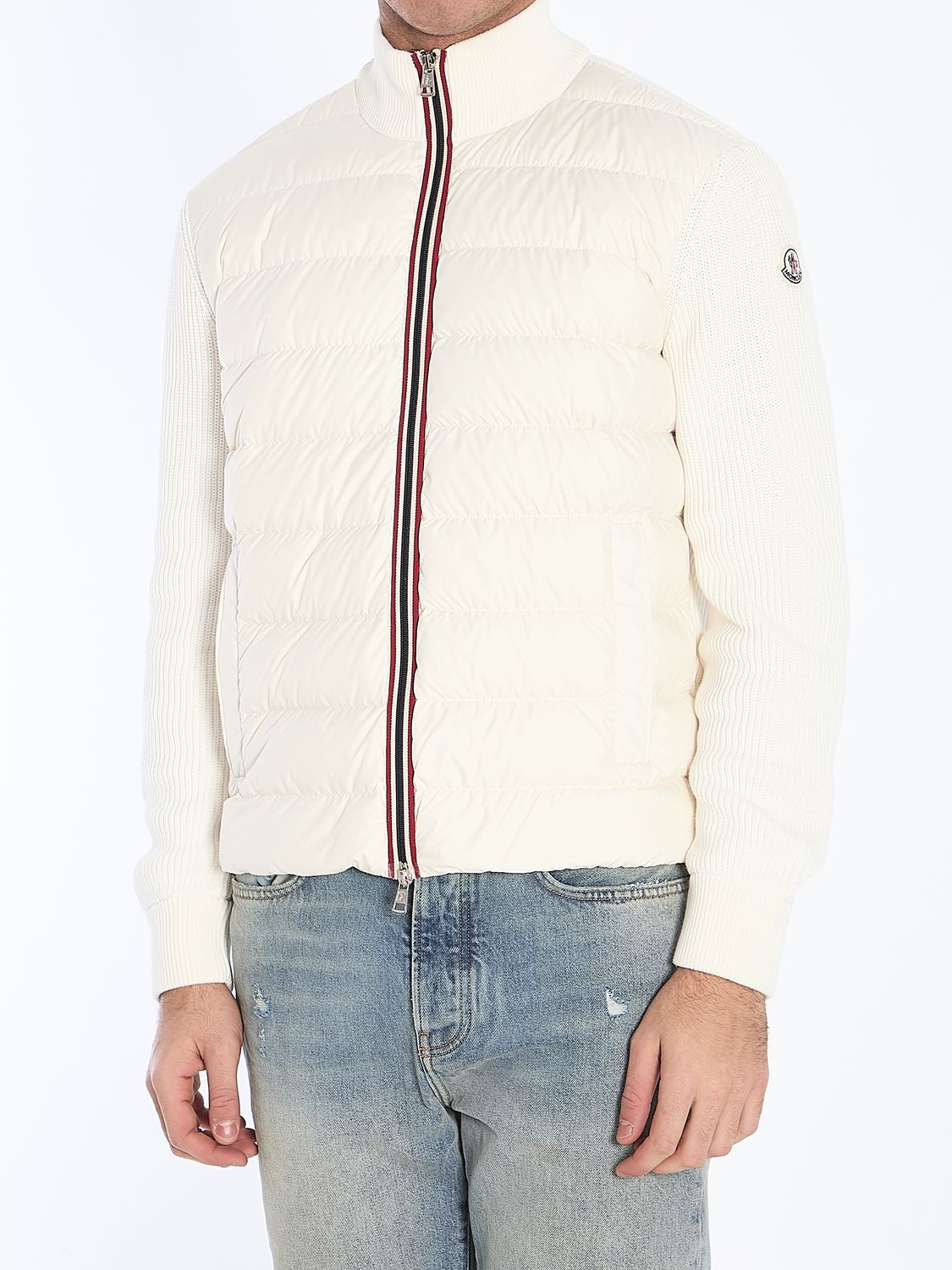 MONCLER Knit Down Jacket - Size L