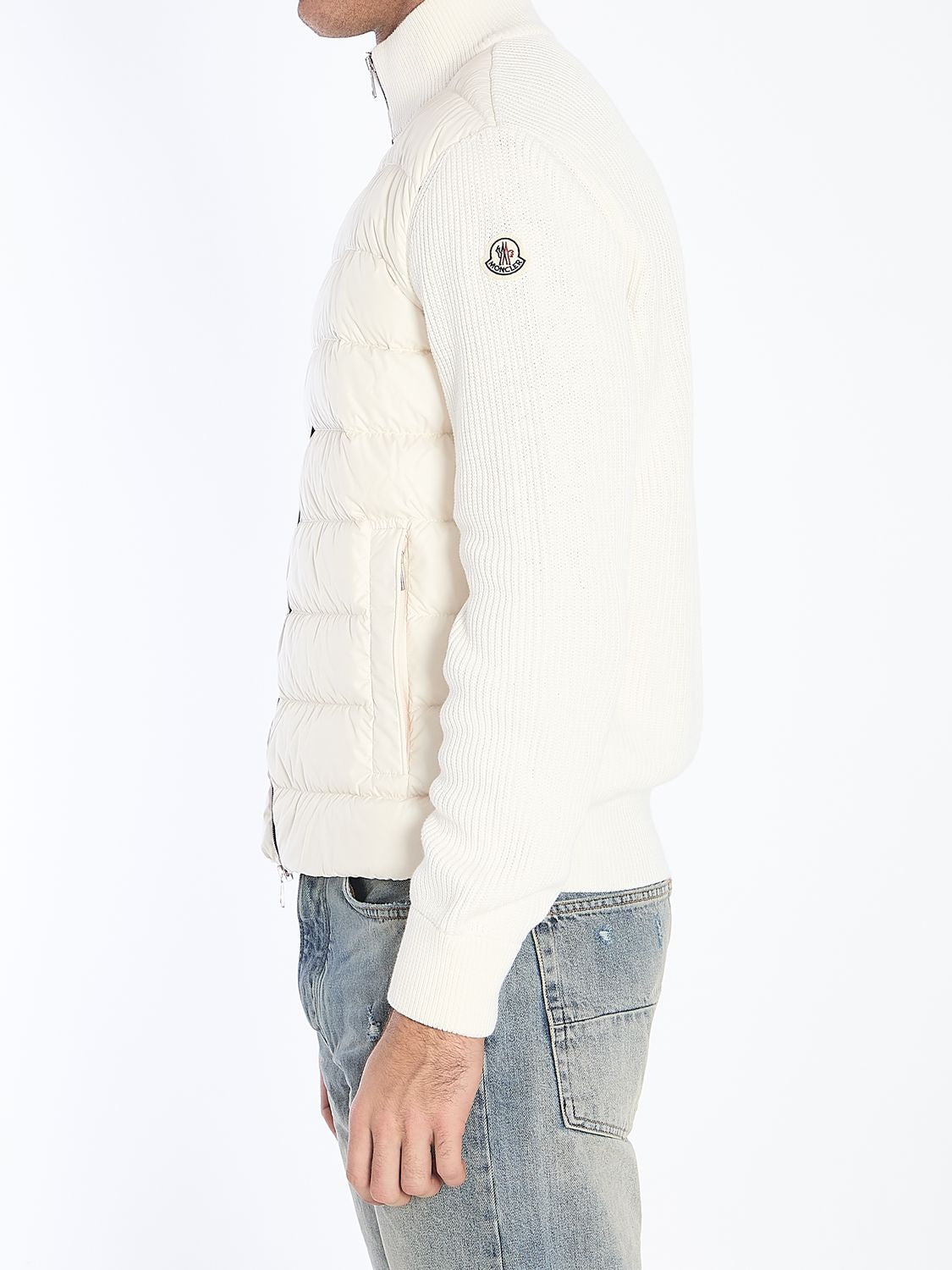 MONCLER Knit Down Jacket - Size L