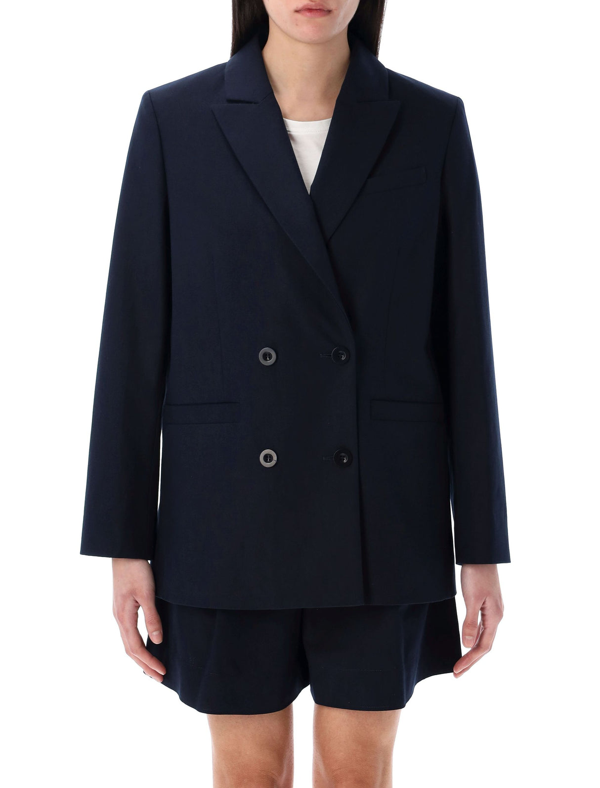 A.P.C. Chic Double-Breasted Lucy Jacket - Women's Fashion