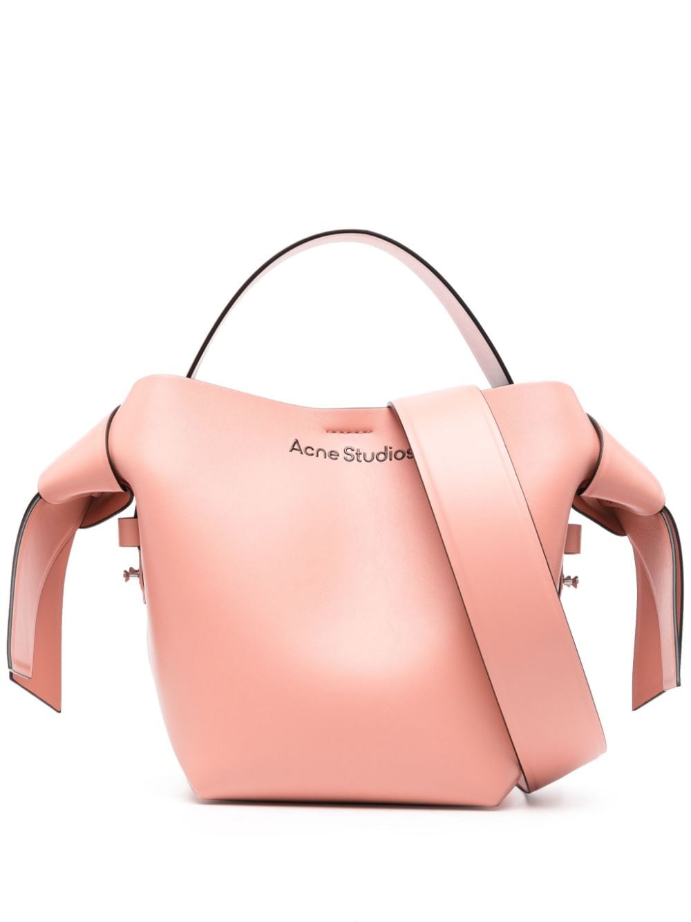 ACNE STUDIOS Mini Smooth Grain Leather Handbag with Adjustable Strap