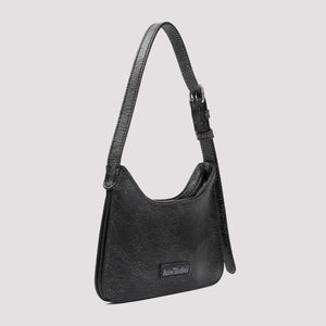 ACNE STUDIOS Mini Micro Crackle Hobo Handbag