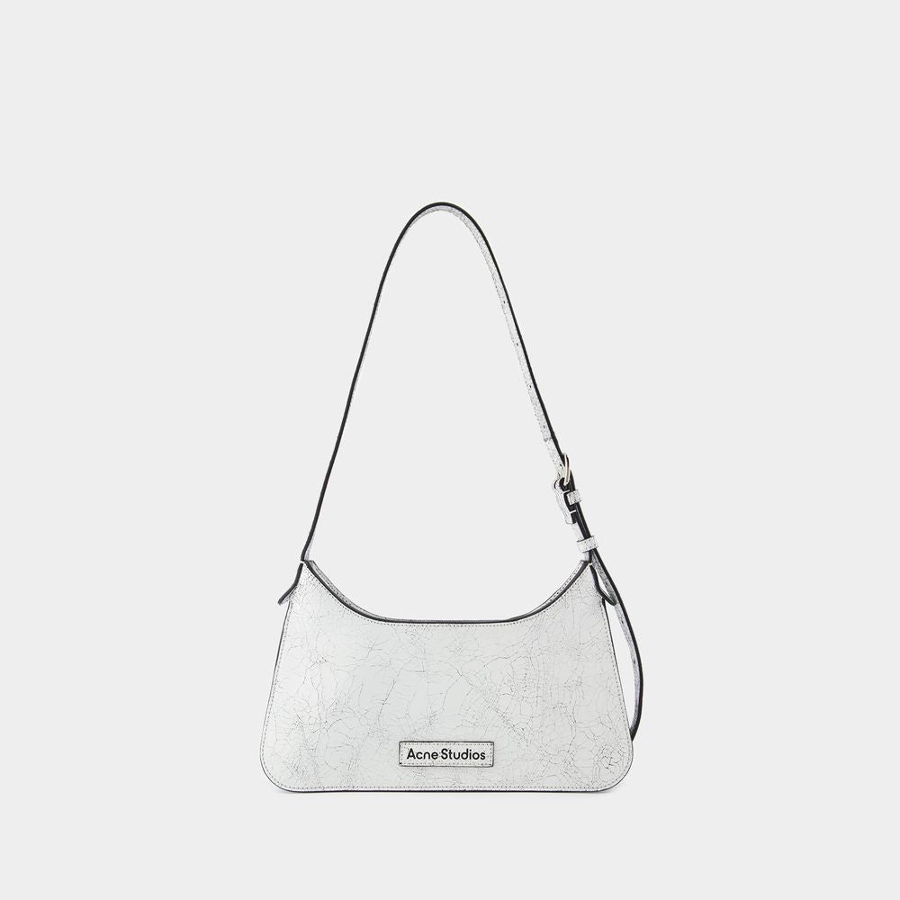 ACNE STUDIOS Mini Crackle Hobo Handbag